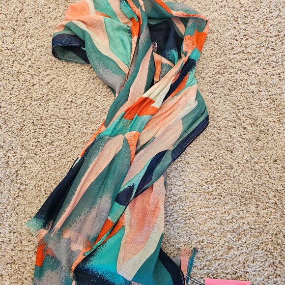 Jules Smith Lightweight Multicolour Scarf - Picture 3 of 3